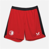 Castore Short de Training Homme FR Feyenoord - Cerise des Barbades/Caviar