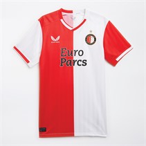 Castore Trikot Herren FR Feyenoord Pro Heim Spiel Flammen Scharlachrot/Weiß