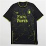 Castore Maillot de foot Feyenoord Pro Quatrième - Homme - Caviar/Lime Acidulé