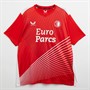 Castore Feyenoord Herre Hjemme Pre-Match Trøje Flammeskarlagen/Hvid