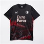 Castore Męskie FR Feyenoord Stadium Print Topy sportowe do biegania Czarny