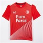 Castore Junior FR Feyenoord Heim Vorspiel Trikot Flammen Scharlachrot/Glänzend Weiß