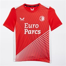 Castore Junior FR Feyenoord Home Pre-Match Jersey kolor Flame Scarlet/Brilliant White
