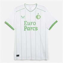 Castore Trikot Herren Feyenoord Ausweichtrikot Brillant Weiß/Kleeblatt