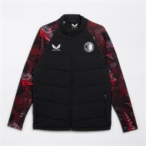 Castore Kurtka hybrydowa dla niego kolor kawior z nadrukiem stadionu FR Feyenoord