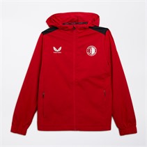 Castore Veste de Pluie Femme FR Feyenoord Barbados Cerise/Caviar