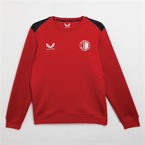 Castore Trainingsvest Dames FR Feyenoord Barbados Cherry/Caviar