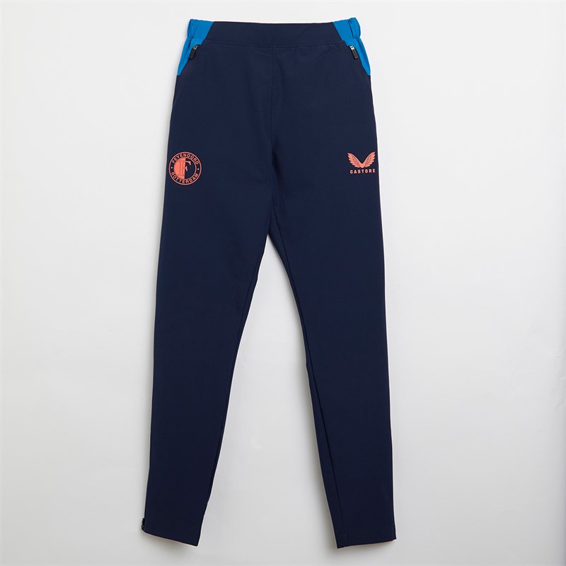 Castore Damen FR Feyenoord Spieler Reisehose Peacoat / Imperial Blau