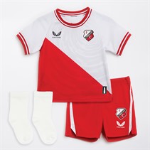 Castore dla dziecka FC Utrecht Home Baby Kit kolor chińska czerwień/błyszcząca biel