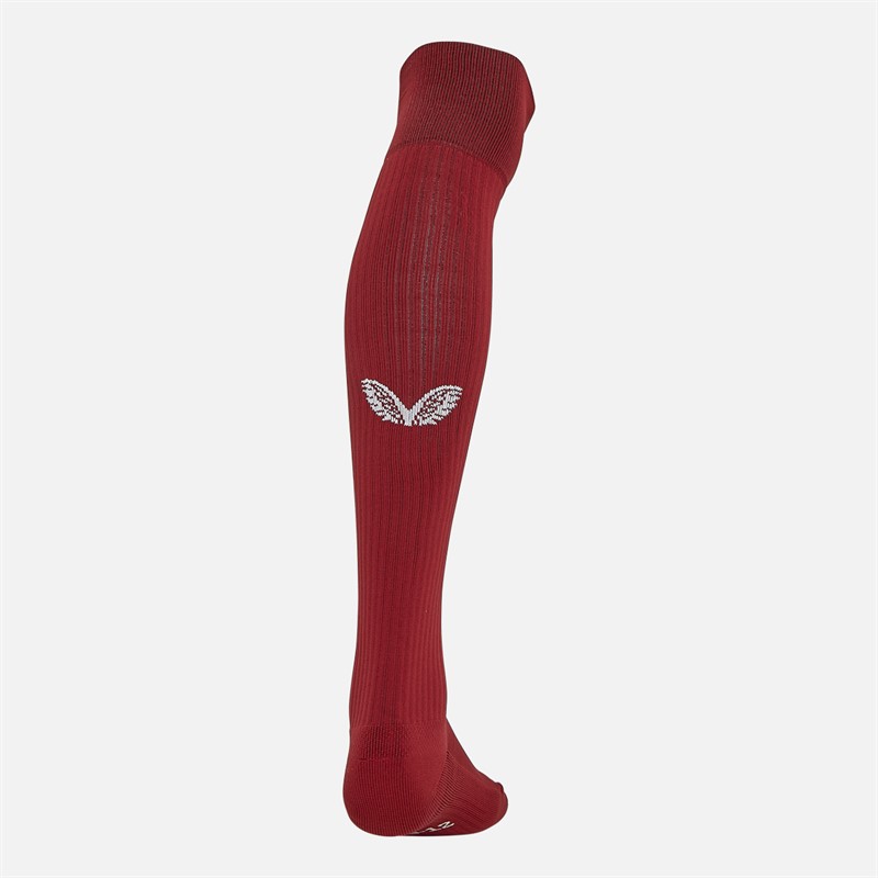 Castore Junior Sevilla FC Away Socks kolor czerwony