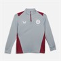 Castore Junior AVFC Aston Villa Coaches Pre-Season 1/4 Zip Top Tradewinds/Rhododendron