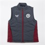Castore Junior AVFC Aston Villa Coaches Bench Gilet Ebony/Rhododendron