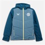 Castore Junior AVFC Aston Villa Players Travel Bench Coat Bluestone/Deep Dive