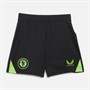 Castore Womens AVFC Aston Villa 23/24 Home Goalkeeper Shorts Caviar/Jasmine Green