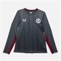 Castore Womens AVFC Aston Villa Coaches Long Sleeve Training Top Ebony/Rhododendron