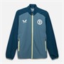 Castore Junior AVFC Aston Villa Players Travel Track Jacket Bluestone/Deep Dive
