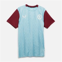 Castore Mens AVFC Aston Villa Players Pre-Season Training Jersey Sky Blue/Rhododenron
