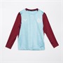 Castore Junior AVFC Aston Villa Players Pre-Season Training Long Sleeve Jersey Sky Blue/Rhododenron