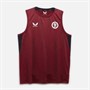 Castore Mens AVFC Aston Villa Players Training Vest Rhododendon/Caviar