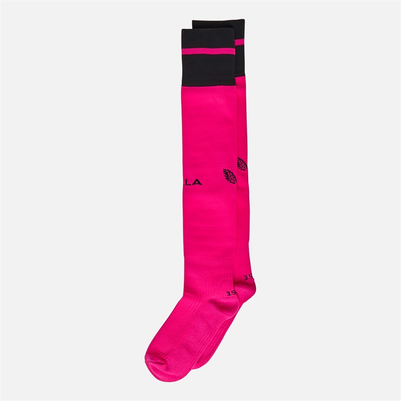 Castore Junior AVFC Aston Villa 23/24 Third Goalkeeper Socks Beetroot Purple/Caviar