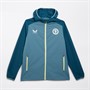 Castore Mens AVFC Aston Villa Players Hooded Travel Jacket Bluestone/Deep Dive