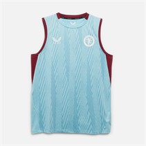 Castore Mens AVFC Aston Villa Players Pre-Season Training Vest Sky Blue/Rhododenron