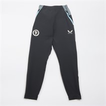 Castore Junior AVFC Aston Villa Coaches Travel Track Pants Ebony/Tradewinds