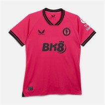 Castore Womens AVFC Aston Villa 23/24 Third Goalkeeper Jersey Beetroot Purple/Caviar