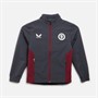 Castore Junior AVFC Aston Villa Coaches Lightweight Training Jacket Ebony/Rhododendron