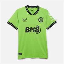 Castore Womens AVFC Aston Villa 23/24 Pro Away Goalkeeper Jersey Jasmine Green/Caviar