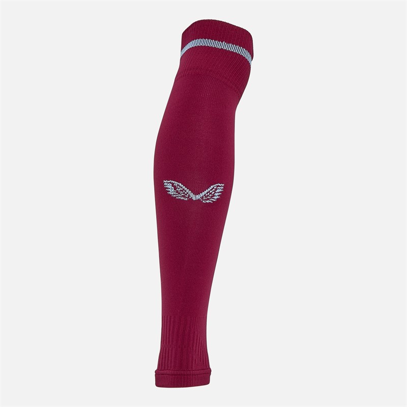 Castore AVFC Aston Villa 23/24 Away Alternate Footless Socks Rhododendron/Serenity