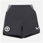 Castore Junior AVFC Aston Villa Coaches Travel Shorts Ebony/Tradewinds