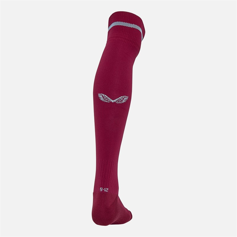 Castore AVFC Aston Villa 23/24 Home Alternate Socks Rhododendron/Serenity