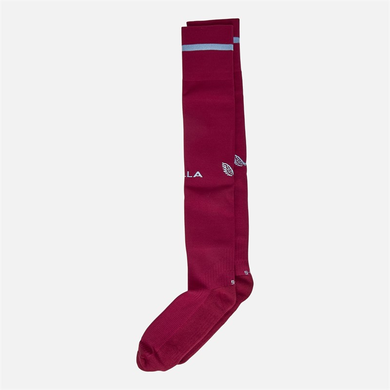 Castore AVFC Aston Villa 23/24 Home Alternate Socks Rhododendron/Serenity
