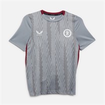 Castore Junior AVFC Aston Villa Staff Training Jersey Tradewinds/Rhododendron