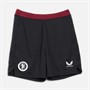 Castore Junior AVFC Aston Villa Staff Training Shorts Caviar/Rhododendron/Caviar