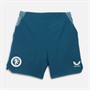 Castore Junior AVFC Aston Villa Players Travel Shorts Deep Dive/Bluestone