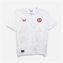 Castore Junior AVFC Aston Villa 23/24 Away Jersey No Sponser Brilliant White/Serenity
