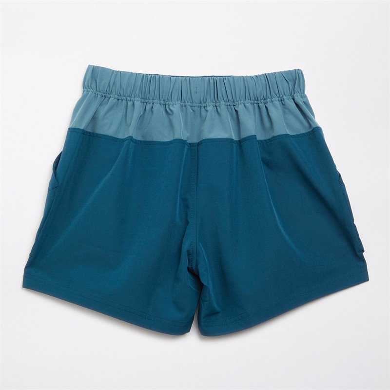 Castore Womens AVFC Aston Villa Players Travel Shorts Deep Dive/Bluestone