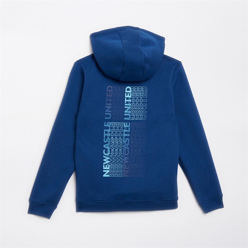 Castore Junior NUFC Newcastle United Contemporary Hoodie Navy Peony