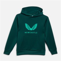 Castore Junior NUFC Newcastle United Players Travel Logo Hoodie Ponderosa Pine
