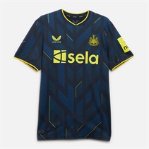Castore Mens NUFC Newcastle United Pro Third 23/24 Jersey Carbon/Blazing Yellow