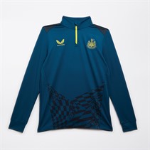 Castore Mens NUFC Newcastle United Third Matchday 1/4 Zip Top Caviar/Blue