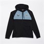 Castore Womens NUFC Newcastle United Tech Fleece Full Zip Hoodie Caviar/Windward Blue