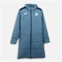 Castore Mens NUFC Newcastle United Players Long Bench Jacket Bluestone/Peacoat