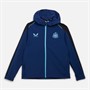 Castore Womens NUFC Newcastle United Travel Hooded Track Jacket Navy