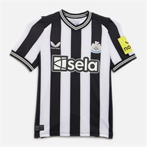 Castore Junior NUFC Newcastle United Pro Home 23/24 Jersey Caviar/Brilliant White