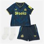Castore Infant NUFC Newcastle United Third 23/24 Baby Mini Kit Carbon/Blazing Yellow/Brilliant White