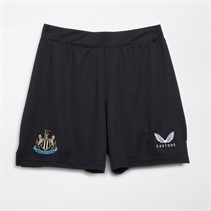 Castore Womens NUFC Newcastle United Home 23/24 Shorts Caviar/Brilliant White