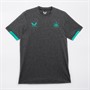 Castore Mens NUFC Newcastle United Coaches Travel T-Shirt Ponderosa Pine/Caviar